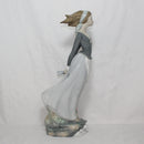 Lladró Figurine: 4922 Sea Breeze Wind Blown Girl