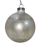 Precious Moments Ornament 492205, Merry Christmas Dear- Glass Ball 1988