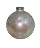 Precious Moments Ornament 492825, Baby's First Christmas Glass Ball- 1989
