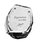 Swarovski Plaque: 5004728 Horseshoe-shaped title plaque
