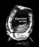 Swarovski Plaque: 5004728 Horseshoe-shaped title plaque