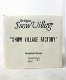 Department 56 Snow Village Factory, Snow Village, 50130