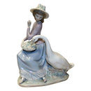 Lladró Figurine: 5034 Goose Trying to Eat