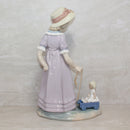 Lladró Figurine: 5044 Girl with Toy Wagon