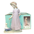 Lladró Figurine: 5044 Girl with Toy Wagon