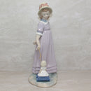 Lladró Figurine: 5044 Girl with Toy Wagon