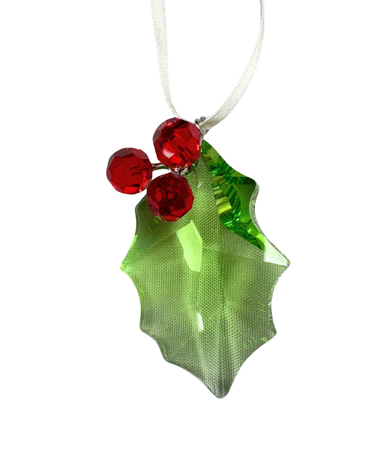 Swarovski Ornament: 5103222 Holly Leaf