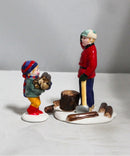 Department 56 Woodsman And Boy, Snow Village Accessory, 51306
