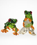 Swarovski Crystal Figurine Pair of Frogs, Crystal Paradise, 5136807