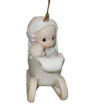 Precious Moments Ornament 520241, Baby's First Christmas- 1988 Girl