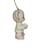 Precious Moments Ornament 520446, Sno-ball Without You, Dated 2001