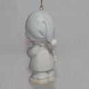 Precious Moments Ornament: 521302 May All of Your Christmases be White