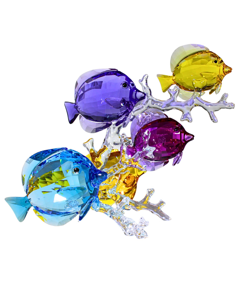 Swarovski Figurine: 5223195 Rainbow Paradise Fish Family
