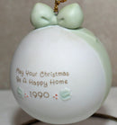 Precious Moments Ornament: 523704 May Your Christmas Be a Happy Home | Dated