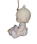 Precious Moments Ornament 523771, Baby's First Christmas- 1990
