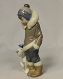 Lladró Figurine: 5238 Eskimo Boy with Pet