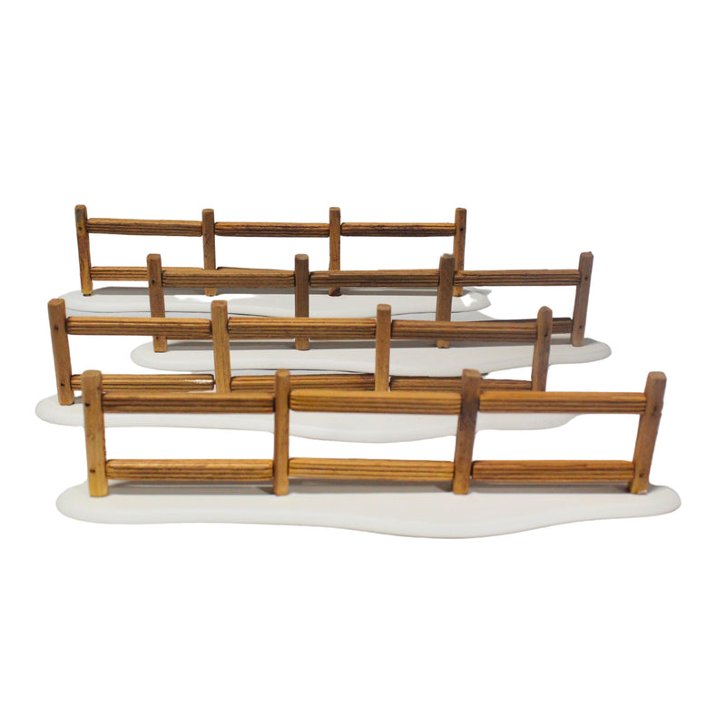 Department 56: 52597 Split Rail Fence - Set of 4