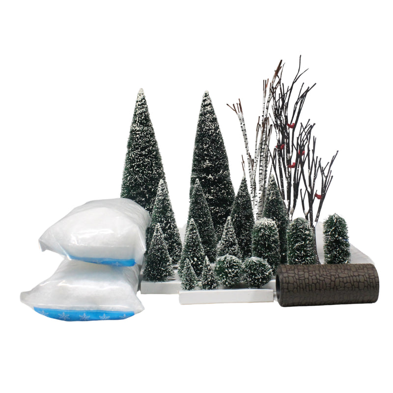 Department 56: 52600 Village Landscape  - Set of 22