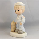Precious Moments: 526568 Bless Those Who Serve Their Country | Navy