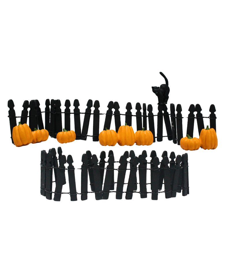 Department 56: 52702 Village Halloween Fence - Set of 2