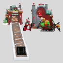 Department 56 Loading the Sleigh, North Pole Village, Animated, 52732