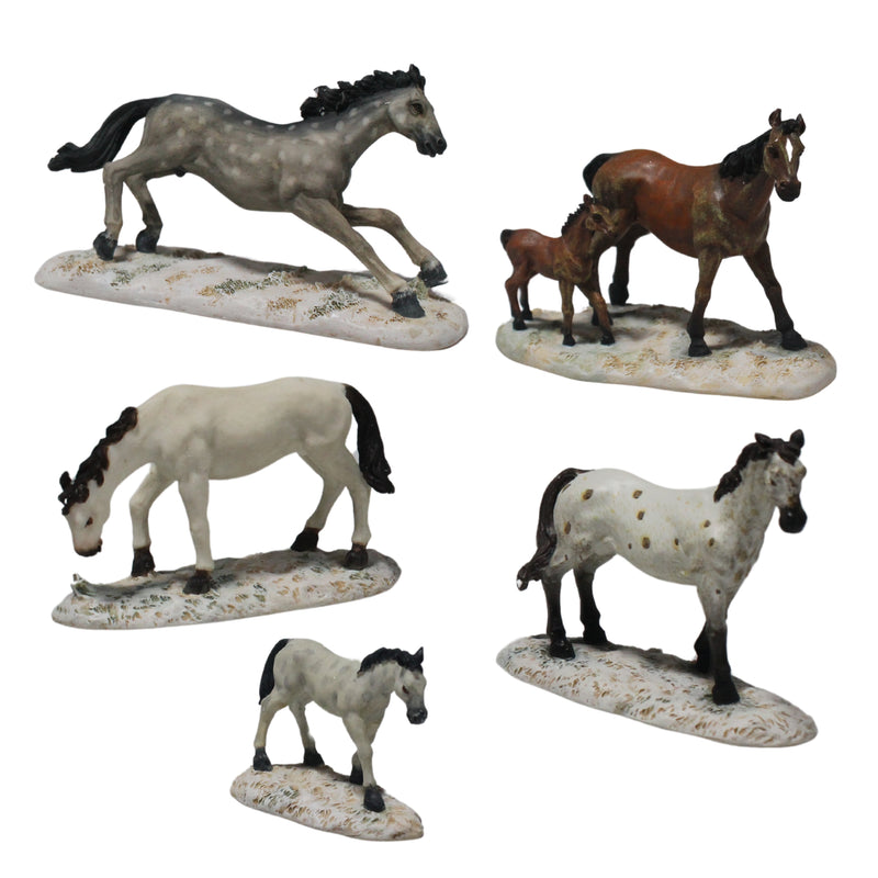 Department 56: 52747 Thoroughbreds - Set of 5