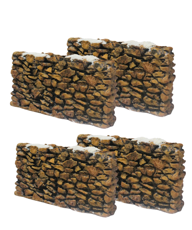 Department 56: 52825 Village Tall Stone Walls  - Set of 4