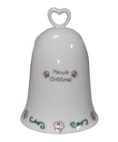 Precious Moments Bell 528536S, Meowie Christmas- Girl with Cat