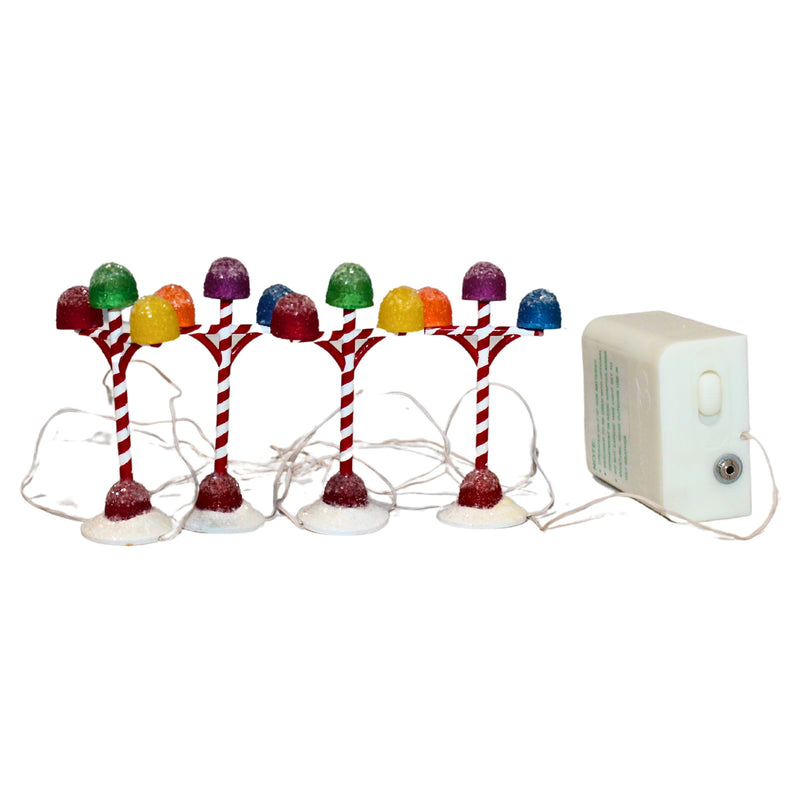 Department 56: 52871 Gumdrop Street Lamps