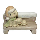 Precious Moments: 529540 Sugar Town - Dog & Kitten on Bench