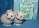 Precious Moments: 530085 Noahs Ark Two By Two - Pigs