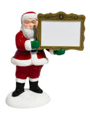 Department 56 Village Santa Sign , Holiday Village Accessory, 53051