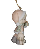Precious Moments Ornament 532223, Merry Giftmas- 1999, Limited