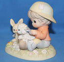 Precious Moments: 539910 Shear Happiness and Hare Cuts | Country Lane Collection
