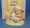 Precious Moments: 539910 Shear Happiness and Hare Cuts | Country Lane Collection