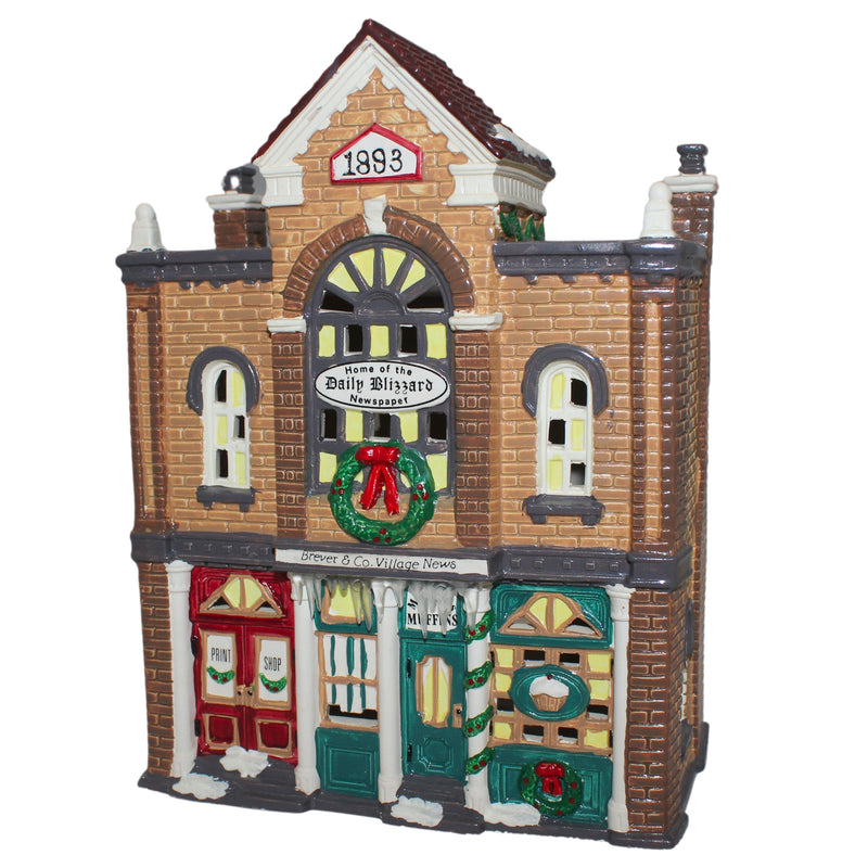 Department 56: 54259 Print Shop & Village News