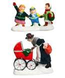 Department 56 Nanny And The Preschoolers, Snow Village Figurine, 54305