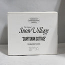 Department 56 Craftsman Cottage, Snow Village, American Architecture, 54372