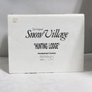 Department 56 Hunting Lodge, Snow Village, 54453