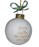 Precious Moments Ornament 546380, Sliding Into the Next Century- 1999