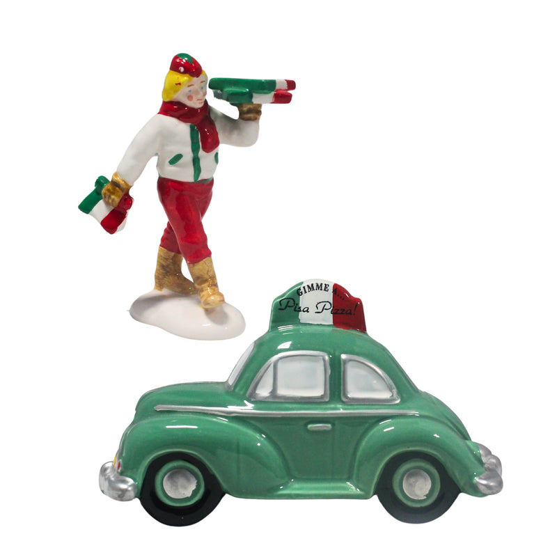 Department 56: 54866 Pizza Delivery - Set of 2