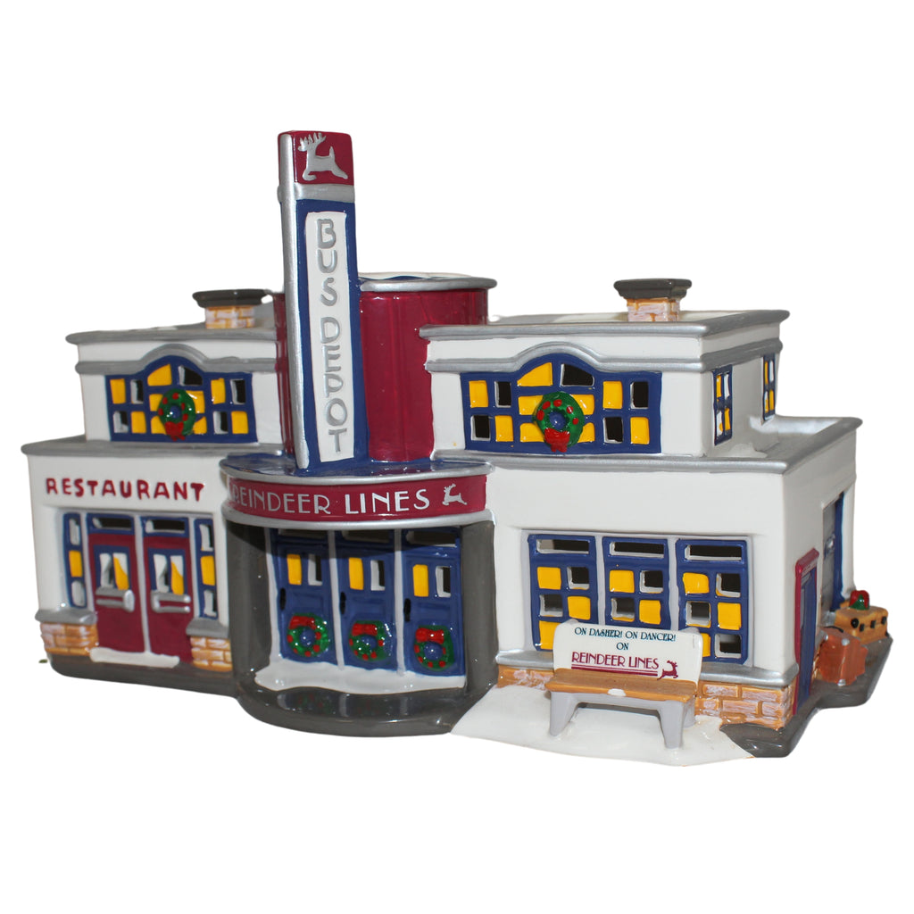 Department 56: 54874 Reindeer Bus Depot