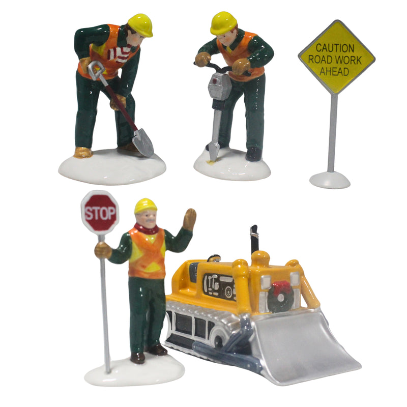 Department 56: 54894 Men At Work - Set of 5