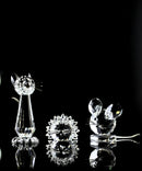 Swarovski Figurine: 5492741 Replica Set | Cat, Mouse and Hedgehog | Comes with a Mirror