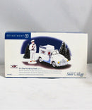 Department 56 It's Time for an Icy Treat Snow Village Ice Cream Truck 55013