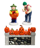 Department 56 Lighting The Jack-O'-Lanterns, Snow Village Figurine, 55117