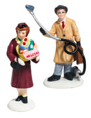 Department 56 Door To Door Sales, Snow Village Accessory, 55139