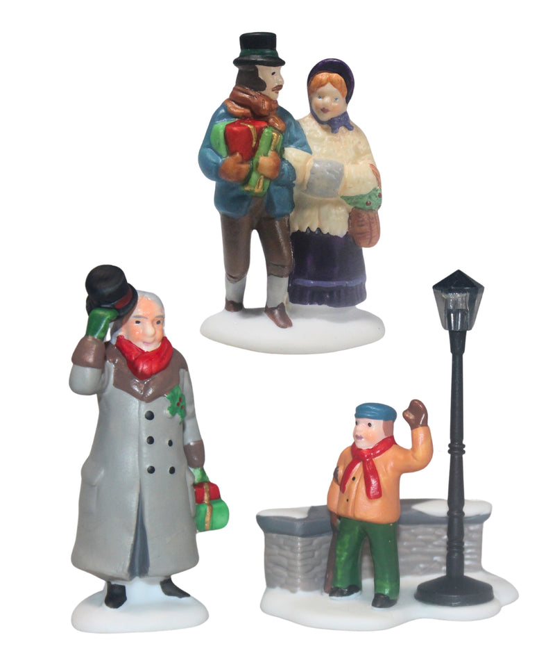 Department 56: 55883 A Christmas Carol Morning - Set of 3