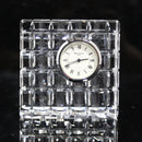Waterford Crystal: Square Quartz Clock, 3.1"