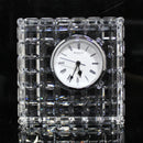 Waterford Crystal: Square Quartz Clock, 5.4"